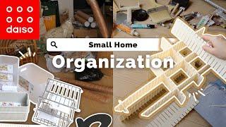 Small Storage Organization | Organizing my apartment on a budget w/ Daiso + tips & ideas