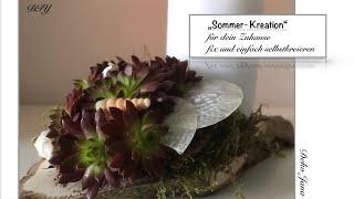 Sommer-Deko-Idee, einfach Natur :)  (How to) / Deko Jana