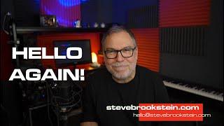 Hello Again! Steve Brookstein back recording in 2022!