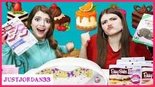 Audj & Jo Baking Show! Mini Cake Challenge / JustJordan33