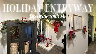 Decorate with Me | Classic Modern Holiday Entryway 2024!