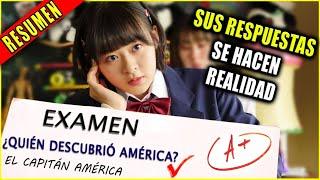  resumen: CHICA CON IQ BAJO HACE REALIDAD SUS RESPUESTAS INCORRECTAS EN SU EXAMEN | Ahora te cuento