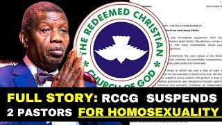 FULL STORY: RCCG Suspends 2 Pastors For Homosexual Allegations