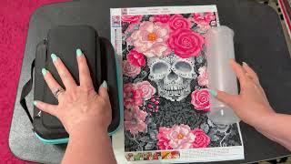 How To Travel With Your Diamond Paintings - Big or Small || Amazon Sugar Skull Post Review