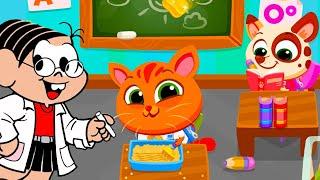 ROTINA DO MINGAU NA ESCOLA no Bubbu School | Lala Games