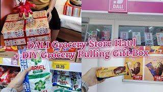 DALI Grocery Store Haul + DIY Grocery Pulling Gift Box