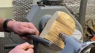 Woodturning a natural edge bowl out of firewood using my Carbide Chisels. More tips not to be missed