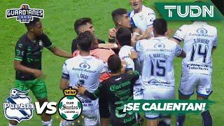 ¡Empujones, jalones y bronca! | Puebla 1-0 Santos | Torneo Guard1anes 2021 Liga Mx Semifinal | TUDN