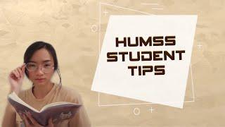 TIPS ON HOW TO SURVIVE HUMSS | SHS Experience and Advice