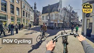 POV: Cycling in Stunning Dutch City - Haarlem, Netherlands [4K HDR 60fps]