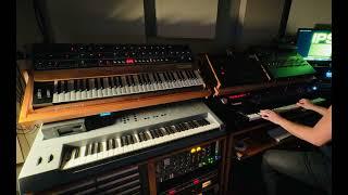 E-mu Emulator III and Sequential Prophet 10 triggered by Synclavier Synth Demo