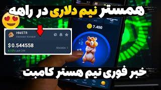 قیمت همستر قراره به نیم دلار برسه  تیم همستر کامبت همه چی رو فاش کردن  توکن های همستر تو نفروش