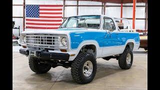 1975 Dodge Ramcharger For Sale - Walk Around Video (30K Miles)