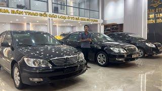 13/10 LÔ HÀNG CAMRY THANH LÝ TẬP ĐOÀN CAO SU  HƠN 100 TRIỆU CAMRY 2006 VÀ CAMRY 2004 3.0V AVEO 2015