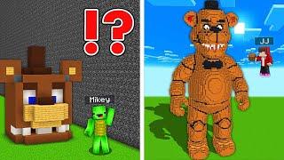 JJ CHEATED With FNAF Build Battle vs Mikey Challenge - in Minecraft Maizen