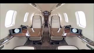 WysLuxury Private Jet Bombardier Learjet 75 Interior Aircraft Charter Flight Service