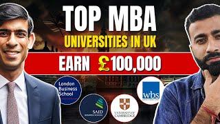 5 Best MBA Universities in UK for Indian Students | MBA in UK 2024 |