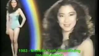 Michelle Yeoh at Miss World 1983