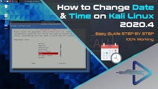 How to Change Time,Date and Time Zone in Kali Linux updated 2022.