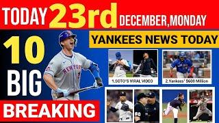 Today's Morning News New York Yankees/23rd December 2024/Yankees New Trade To Mets/Yankees News