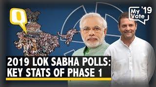 Phase 1 Polling For 2019 Lok Sabha Elections: The Key Stats | The Quint