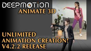 DeepMotion: Create UNLIMITED Animations! | Trim & Crop Tool | V4.2.2 Release