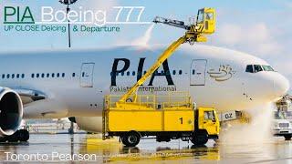 Deicing PIA’s Boeing 777 At Toronto Pearson! #pakistan #pia #piatoronto #yyz