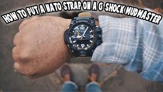 How To Put A NATO Strap On A G-Shock Mudmaster!