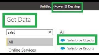 Power BI-2 Get Salesforce Object data