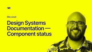 Design Systems Documentation — Component status