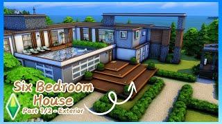 Sims 4: Six Bedroom House / Part 1/2- Exterior / speed build [No CC]