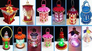 10 Economical Lantern made with plastic bottle | Best out waste low budget Christmas craft idea