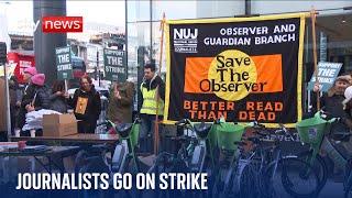 Journalists hold 48-hour strike over proposed sale of The Observer