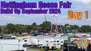 Nottingham Goose Fair 2024 Build Up (Day 1)