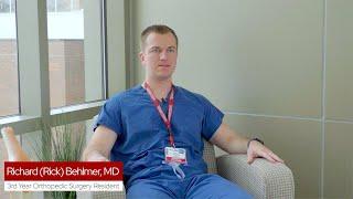 University of Wisconsin Orthopedic Surgery Resident Testimonial – Rick Behlmer, MD