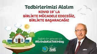Tekirdağ Büyükşehir Belediyesi İl Geneli Korona Virüs Tedbirleri ve Çalışmaları
