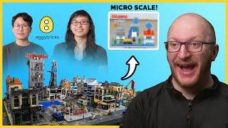 eggybricks Built My Lego City in MICRO Scale!