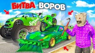 ВОРУЮ ТОЛЬКО ЗЕЛЕНЫЕ ТАЧКИ ЧЕЛЛЕНДЖ ЗА 180 СЕК В GTA 5! БИТВА ВОРОВ В ГТА 5 ОНЛАЙН