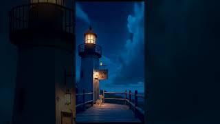 Lofi-WOlfi  - 1 hour of relax music, beautiful travelling cloud at Light house. #lofi #music #chill