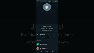 How To Create a Broadcast List on WhatsApp