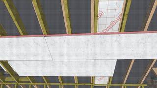 Insulating between and under the rafters for a loft conversion