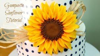 How to Make a Gumpaste Sunflower