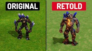 Titan Graphic Comparison - Age of Mythology: Retold vs Original