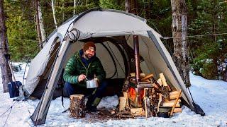 Hot Tent Winter Camping
