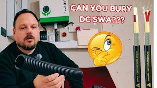 Can you use SWA for solar PV DC distribution buried in the ground.....