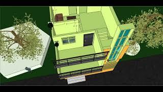 19*36  KA HOUSE DESIGN IN 3D || 19X36 KA 3D HOUSE KA NAKSA