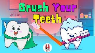 Brush Brush | Brush you Teeth Song | Kids Brush Song | Nursery Rhymes