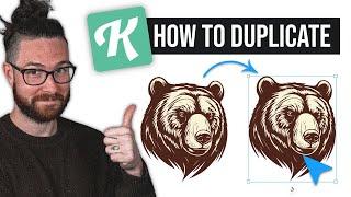 How To Duplicate Objects, Text, and Artboards In Kittl (3 Ways To Copy and Paste)