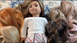 Opening doll wigs from ExquisiteDollDesigns