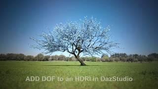 Add DOF to an HDRI in DazStudio